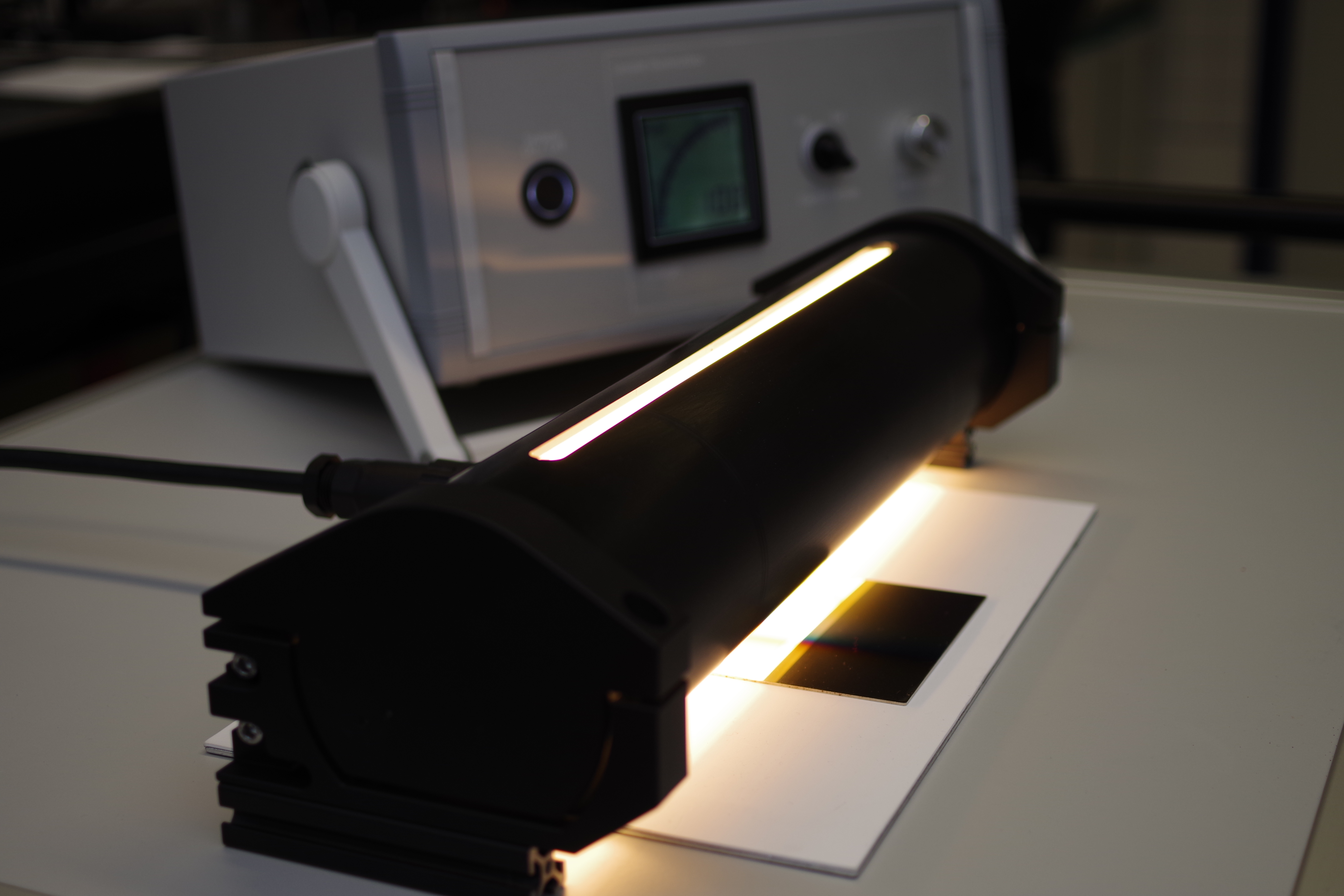 Hyperspektrale Beleuchtungseinheit (IMANTO lighting) des Fraunhofer IWS Hyperspektrale Beleuchtungseinheit (IMANTO lighting) des Fraunhofer IWS