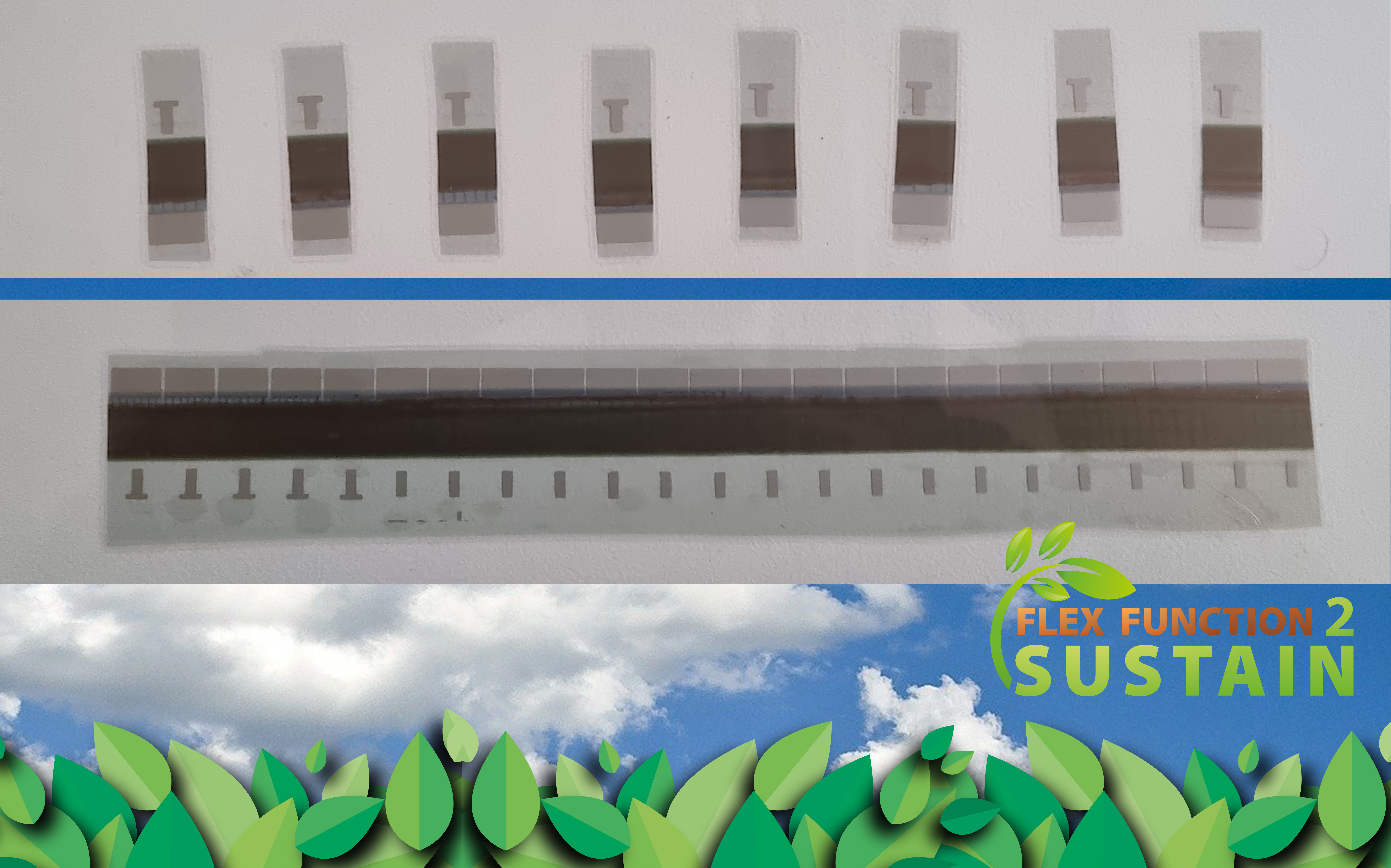 World´s first organic photovoltaic cell on a film made of recycled polypropylene from drink pouch packaging material